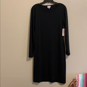Solid Black Lularoe Debbie dress